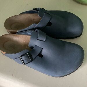 Birkenstock Blue Mules